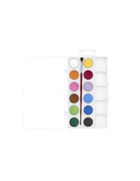 ACUARELA JOVI 12 COL.ESTUCHE PLASTICO