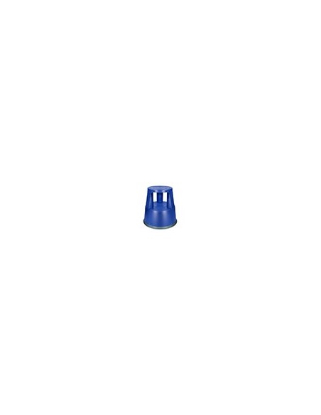 TABURETE Q-CON.RUEDAS RETR.ES TRES RUEDAS DOS NIVELES AZUL