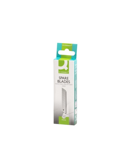 REPUESTO CUTTER ANCHO METALICO Q-CON.0,5X18 MM ESTUCHE 12 CUCHILLAS