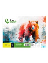 BLOC ENCOLADO LIDERPAPEL DIBUJO A4 ACUARELA 20H. 300GR.