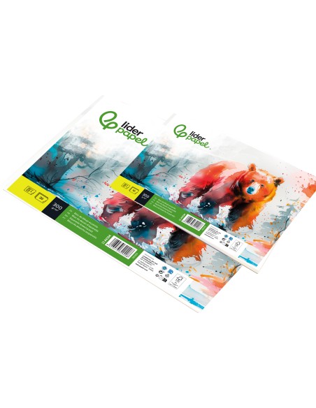 BLOC ENCOLADO LIDERPAPEL DIBUJO A4 ACUARELA 20H. 300GR.