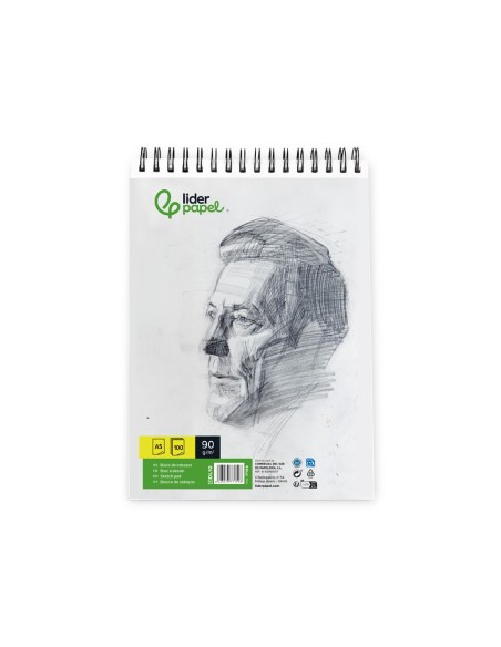 CUADERNO ESP. LIDERPAPEL DIBUJO A5 100H. 90GR.
