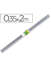 ROLLO PLASTICO FORRALIBROS 0,35X2 MT LIDERPAPEL