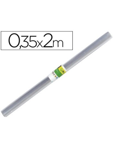 ROLLO PLASTICO FORRALIBROS 0,35X2 MT LIDERPAPEL