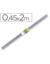 ROLLO PLASTICO FORRALIBROS 0,45X2 MT LIDERPAPEL