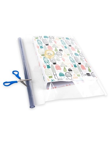 ROLLO PLASTICO FORRALIBROS 0,45X2 MT LIDERPAPEL