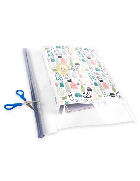 ROLLO PLASTICO FORRALIBROS 0,45X2 MT LIDERPAPEL