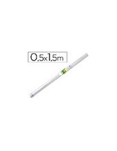 ROLLO PLASTICO ADH.0.50X1.50 MT 50 MC FORRALIBROS REMOVIBLE 2