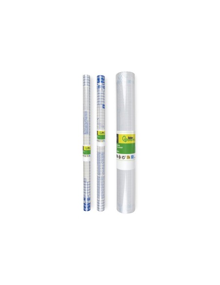 ROLLO PLASTICO ADH.0.50X20 MT 80 MC FORRALIBROS REMOVIBLE