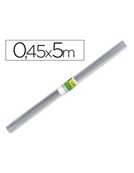 ROLLO PLASTICO FORRALIBROS 0,45X5 MT LIDERPAPEL