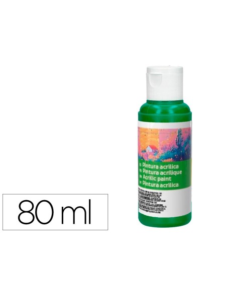 PINTURA ACRILICA  BOTE 80 ML VE. OSCURO