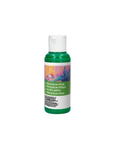 PINTURA ACRILICA  BOTE 80 ML VE. OSCURO