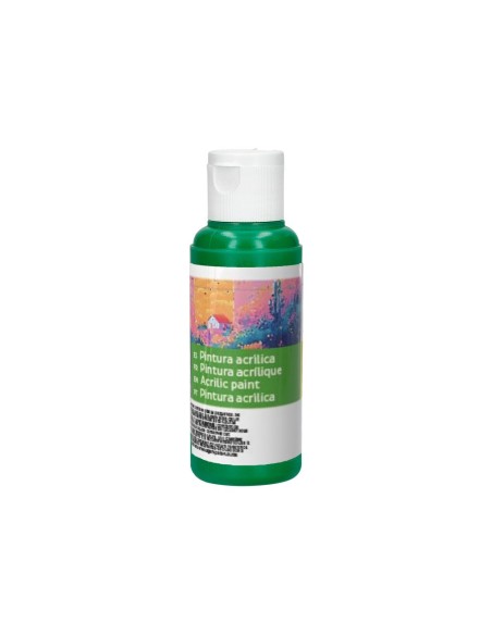 PINTURA ACRILICA  BOTE 80 ML VE. OSCURO
