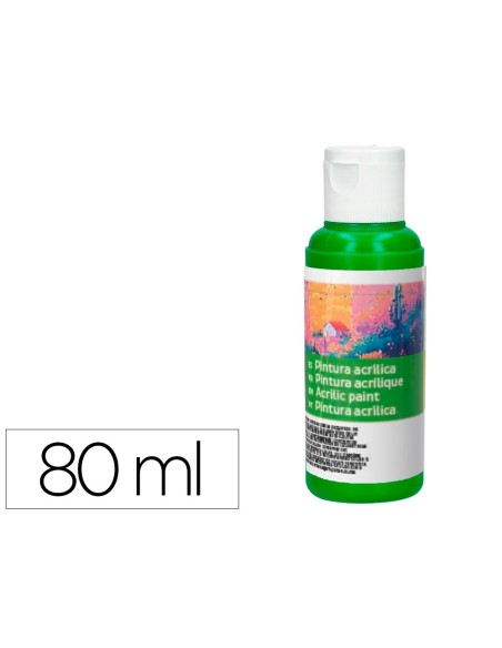 PINTURA ACRILICA  BOTE 80 ML VE.