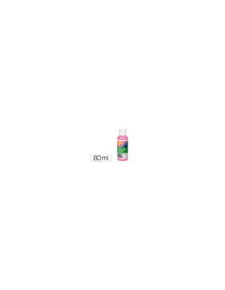 PINTURA ACRILICA  BOTE 80 ML ROSA
