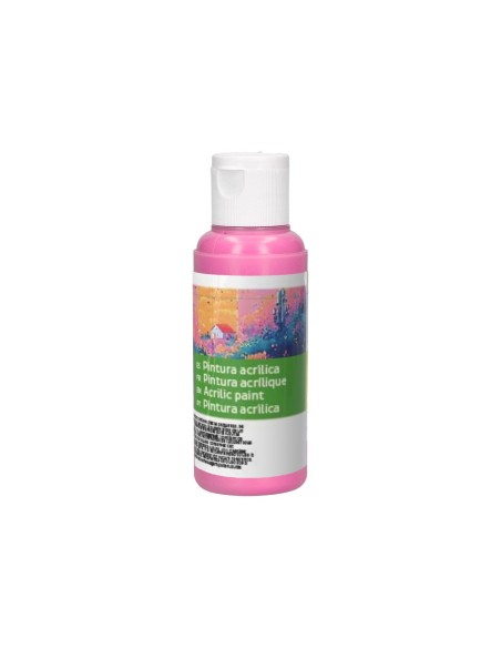PINTURA ACRILICA  BOTE 80 ML ROSA