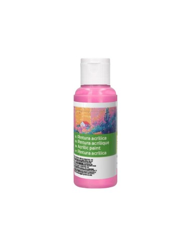 PINTURA ACRILICA  BOTE 80 ML ROSA