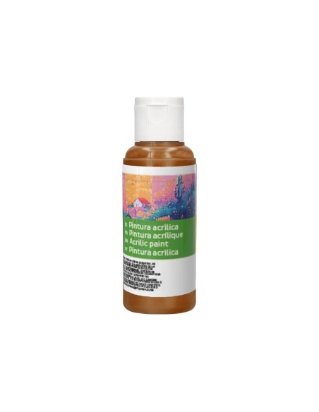 PINTURA ACRILICA  BOTE 80 ML MARRON