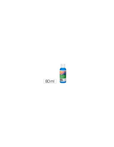 PINTURA ACRILICA  BOTE 80 ML CIAN