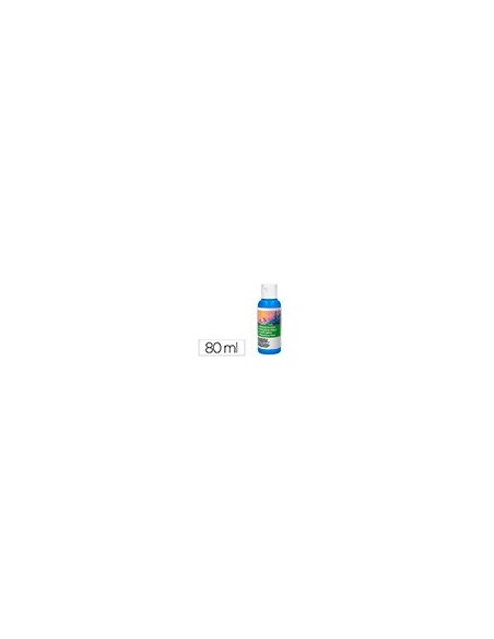 PINTURA ACRILICA  BOTE 80 ML CIAN