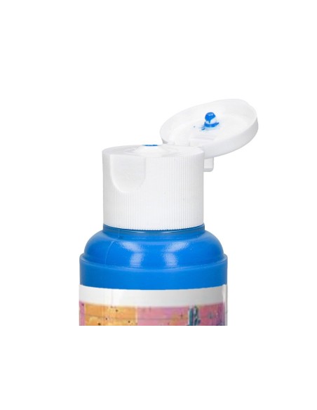 PINTURA ACRILICA  BOTE 80 ML CIAN