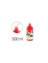 TEMPERA ESCOLAR LIDERPAPEL 500 ML ROJO 2