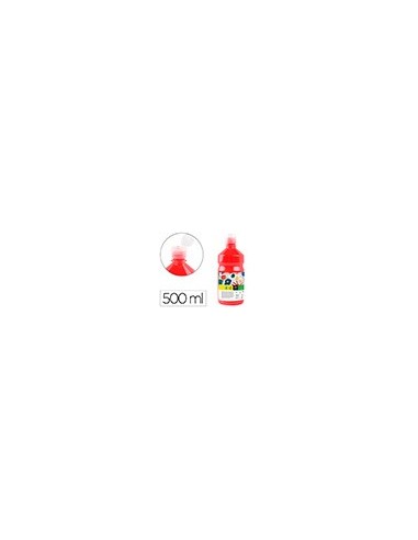 TEMPERA ESCOLAR LIDERPAPEL 500 ML ROJO