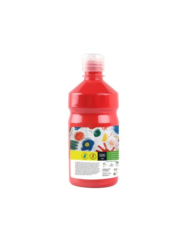 TEMPERA ESCOLAR LIDERPAPEL 500 ML ROJO