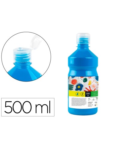 TEMPERA ESCOLAR LIDERPAPEL 500 ML AZUL