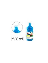 TEMPERA ESCOLAR LIDERPAPEL 500 ML AZUL 2