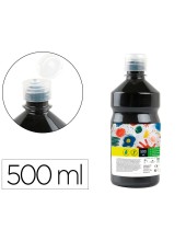 TEMPERA ESCOLAR LIDERPAPEL 500 ML NEGRO