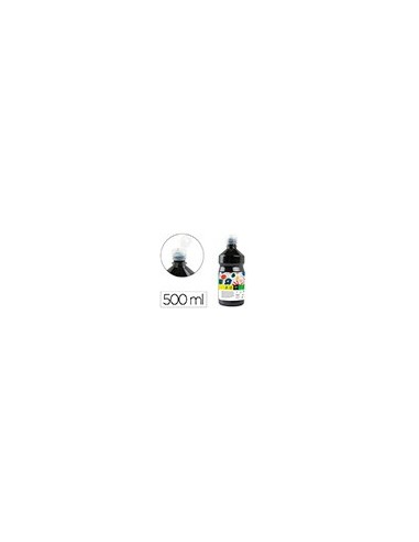 TEMPERA ESCOLAR LIDERPAPEL 500 ML NEGRO