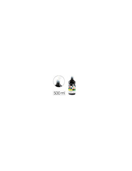 TEMPERA ESCOLAR LIDERPAPEL 500 ML NEGRO