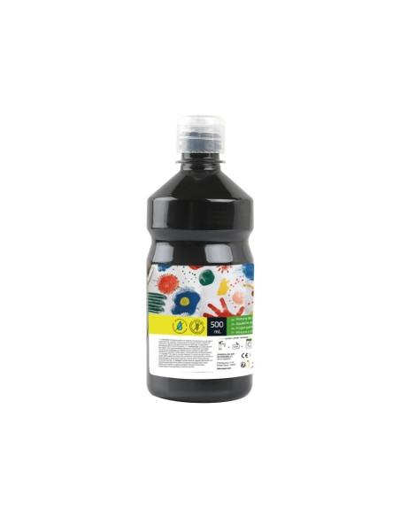 TEMPERA ESCOLAR LIDERPAPEL 500 ML NEGRO