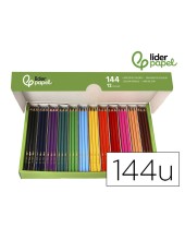 LAPICES COLORES SCHOOL PACK 144 UD.12 COLORES X 12 UDS.
