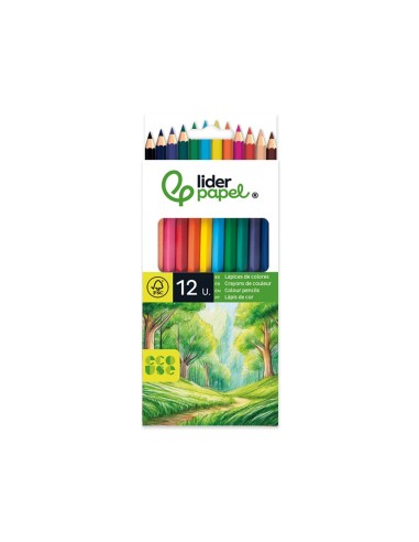 LAPICES  ECOUSE CAJA 12 UD.SURT.CERTIFICADO FSC