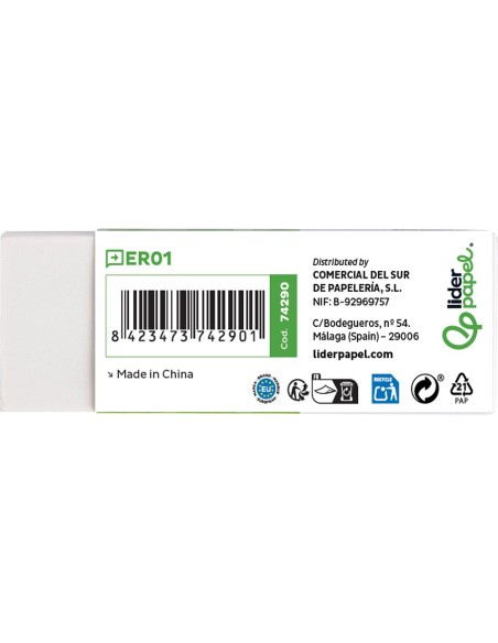 GOMA LIDERPAPEL BLANCA UNIDAD