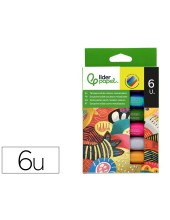 TEMPERA SOLIDA BARRAESCOLAR 10GR.CAJA 6 SURT.