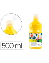 TEMPERA ESCOLAR LIDERPAPEL 500 ML AMARILLO