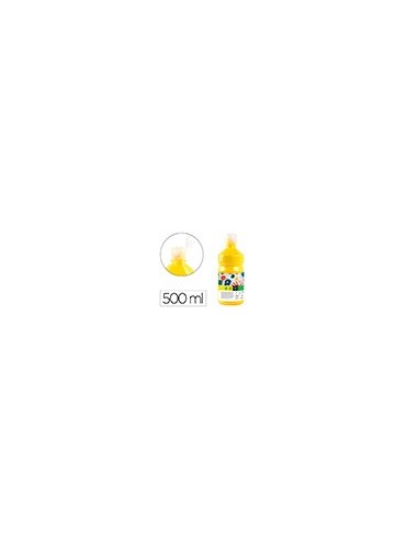 TEMPERA ESCOLAR LIDERPAPEL 500 ML AMARILLO