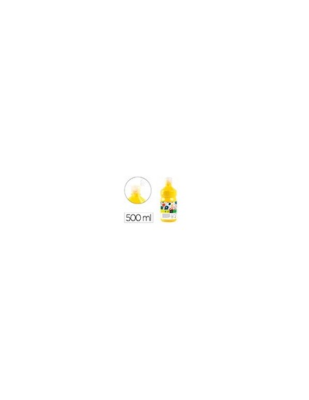 TEMPERA ESCOLAR LIDERPAPEL 500 ML AMARILLO