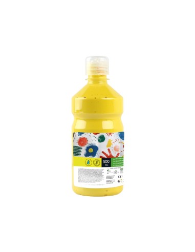 TEMPERA ESCOLAR LIDERPAPEL 500 ML AMARILLO