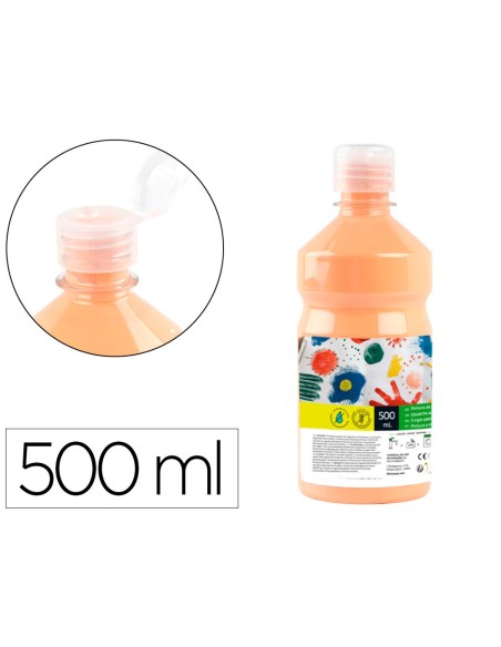 TEMPERA ESCOLAR LIDERPAPEL 500 ML CARNE