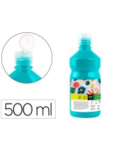 TEMPERA ESCOLAR LIDERPAPEL 500 ML TURQUESA