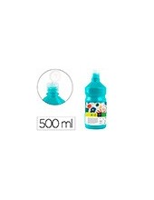TEMPERA ESCOLAR LIDERPAPEL 500 ML TURQUESA 2