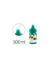TEMPERA ESCOLAR LIDERPAPEL 500 ML VERDE OSCURO 2