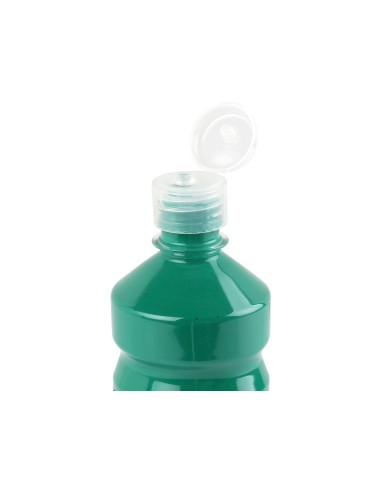 TEMPERA ESCOLAR LIDERPAPEL 500 ML VERDE OSCURO