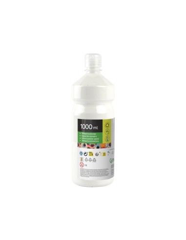 TEMPERA ESCOLAR LIDERPAPEL 1000 ML BLANCO