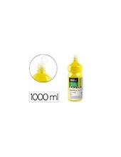 TEMPERA ESCOLAR LIDERPAPEL 1000 ML AMARILLO LIMON 2