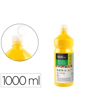 TEMPERA ESCOLAR LIDERPAPEL 1000 ML AMARILLO